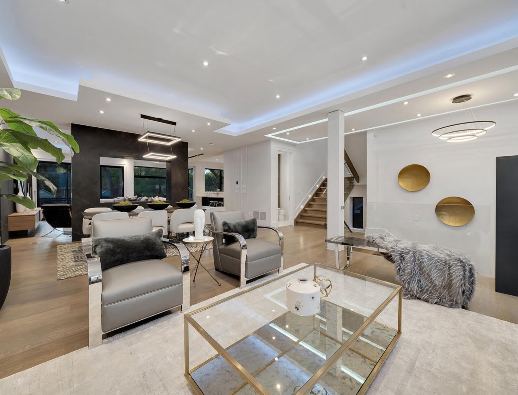 Open-plan living space from an Atena major renovation